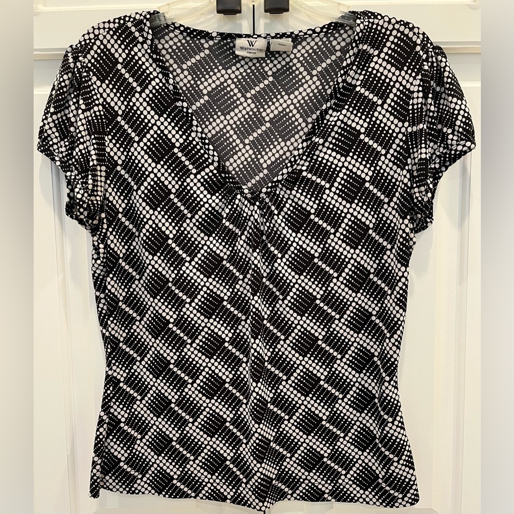 Worthington short sleeve blouse